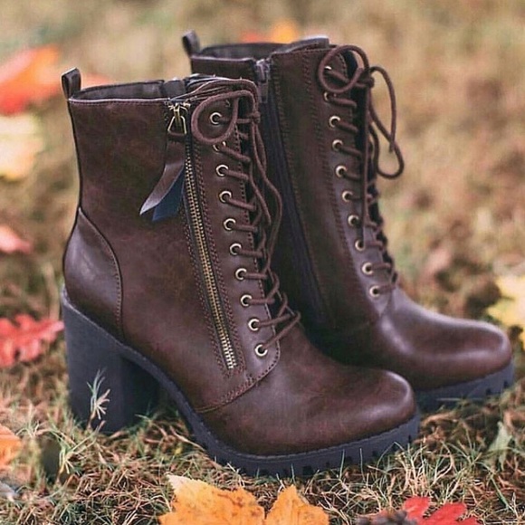 NEW Nina Booties- in Chocolate Brown - Picture 2 of 6